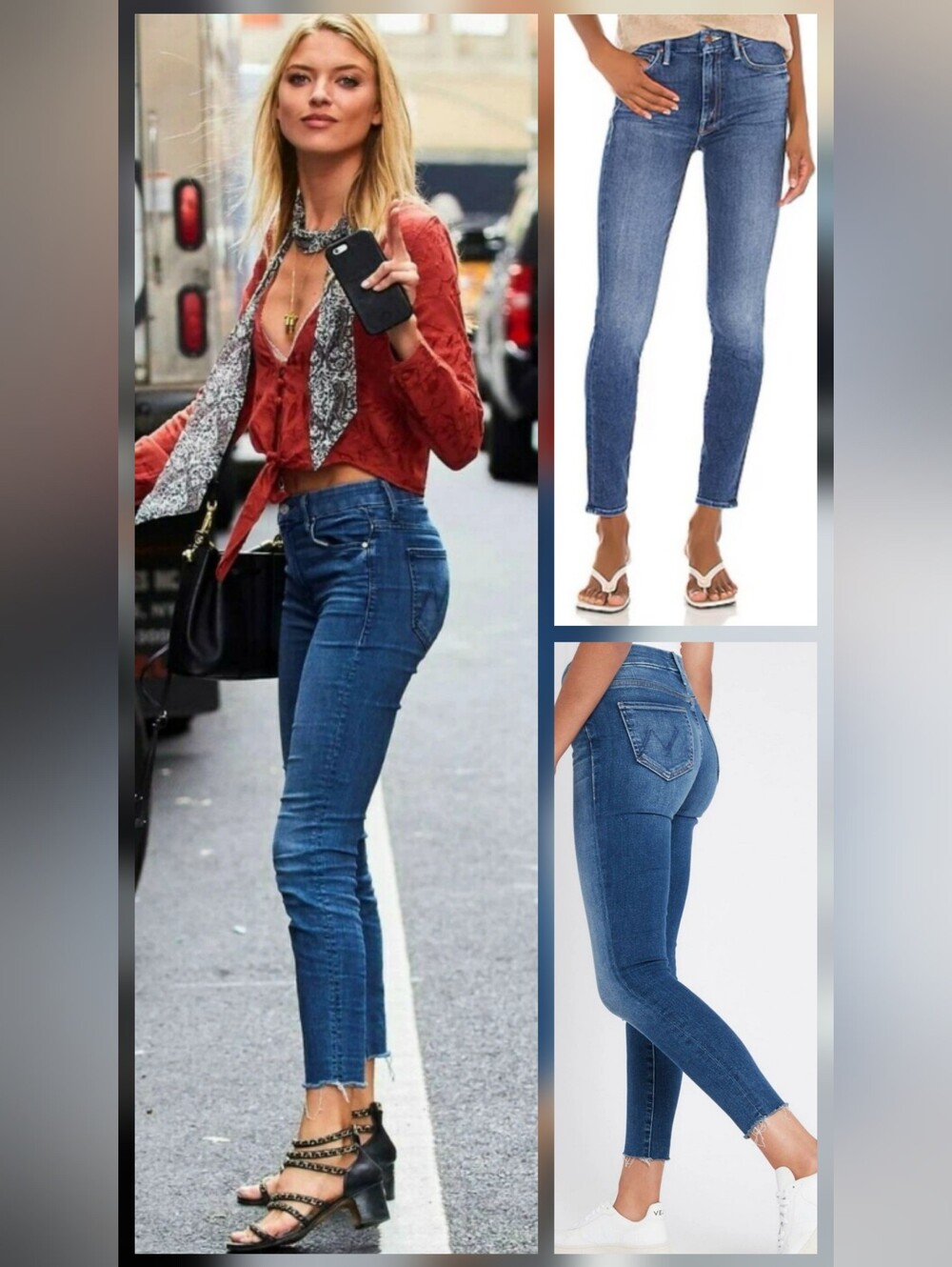Mother Women's High Waisted Looker Denim Jean in Satisfaction Guaranteed Size 24